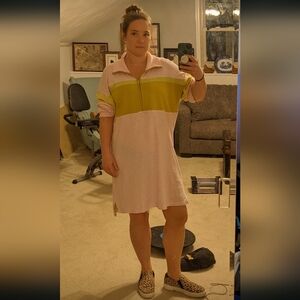 Anthropologie Daily Practice Polo T shirt Dress